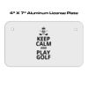 4 X 7 Aluminum License Plate  Thumbnail