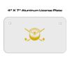 4 X 7 Aluminum License Plate  Thumbnail