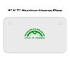 4 X 7 Aluminum License Plate  Thumbnail