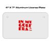 4 X 7 Aluminum License Plate  Thumbnail