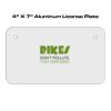 4 X 7 Aluminum License Plate  Thumbnail