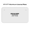 4 X 7 Aluminum License Plate  Thumbnail