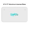 4 X 7 Aluminum License Plate  Thumbnail