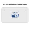 4 X 7 Aluminum License Plate  Thumbnail
