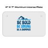 4 X 7 Aluminum License Plate  Thumbnail