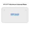4 X 7 Aluminum License Plate  Thumbnail