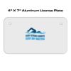 4 X 7 Aluminum License Plate  Thumbnail