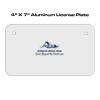 4 X 7 Aluminum License Plate  Thumbnail