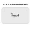 4 X 7 Aluminum License Plate  Thumbnail