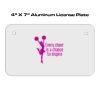 4 X 7 Aluminum License Plate  Thumbnail