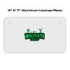 4 X 7 Aluminum License Plate  Thumbnail