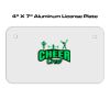 4 X 7 Aluminum License Plate  Thumbnail