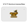 4 X 7 Aluminum License Plate  Thumbnail