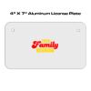 4 X 7 Aluminum License Plate  Thumbnail