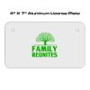 4 X 7 Aluminum License Plate  Thumbnail