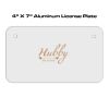 4 X 7 Aluminum License Plate  Thumbnail