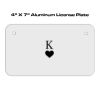 4 X 7 Aluminum License Plate  Thumbnail