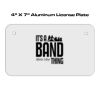 4 X 7 Aluminum License Plate  Thumbnail