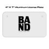 4 X 7 Aluminum License Plate  Thumbnail