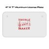 4 X 7 Aluminum License Plate  Thumbnail