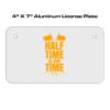 4 X 7 Aluminum License Plate  Thumbnail