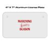 4 X 7 Aluminum License Plate  Thumbnail