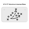 4 X 7 Aluminum License Plate  Thumbnail