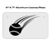 4 X 7 Aluminum License Plate  Thumbnail
