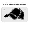 4 X 7 Aluminum License Plate  Thumbnail