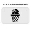 4 X 7 Aluminum License Plate  Thumbnail
