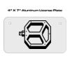 4 X 7 Aluminum License Plate  Thumbnail