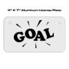 4 X 7 Aluminum License Plate  Thumbnail
