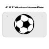 4 X 7 Aluminum License Plate  Thumbnail