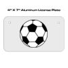 4 X 7 Aluminum License Plate  Thumbnail