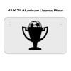 4 X 7 Aluminum License Plate  Thumbnail