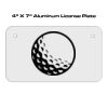4 X 7 Aluminum License Plate  Thumbnail