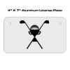 4 X 7 Aluminum License Plate  Thumbnail