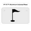 4 X 7 Aluminum License Plate  Thumbnail