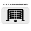 4 X 7 Aluminum License Plate  Thumbnail