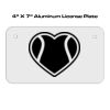 4 X 7 Aluminum License Plate  Thumbnail