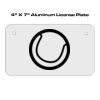 4 X 7 Aluminum License Plate  Thumbnail