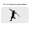 4 X 7 Aluminum License Plate  Thumbnail