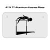 4 X 7 Aluminum License Plate  Thumbnail
