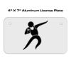 4 X 7 Aluminum License Plate  Thumbnail