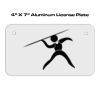 4 X 7 Aluminum License Plate  Thumbnail