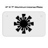 4 X 7 Aluminum License Plate  Thumbnail
