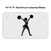 4 X 7 Aluminum License Plate  Thumbnail