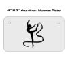 4 X 7 Aluminum License Plate  Thumbnail