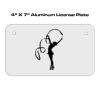 4 X 7 Aluminum License Plate  Thumbnail