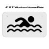 4 X 7 Aluminum License Plate  Thumbnail